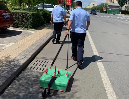 <b>某環(huán)保局SL-GPR管線探測雷達(dá)地下暗管探測</b>